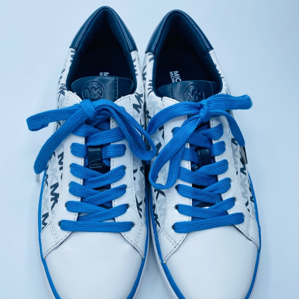 Michael Kors Chapman Lace Up Platform Sneakers Size 11 New without Box Authentic - Picture 6 of 10